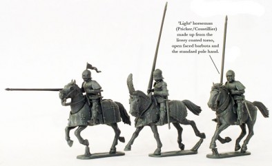 Plastic Mounted Men at Arms
