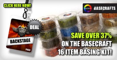 Save Money on the Basecraft 16 item Basing Kit - Click Here