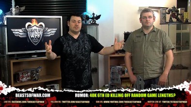 Rumor: 40K 6th ED Killing off Random Game Lengths?