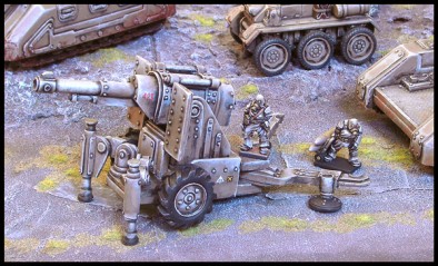 Artillery Cannon Painted