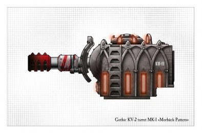 Gothic Tank KV-2 MK-I Turret Concept