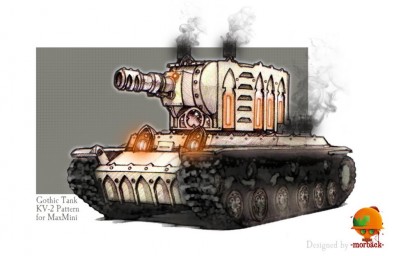 Gothic Tank KV-2 Pattern Concept Art