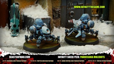 INFINITY Sneek Peek: PanOceania Mulebots