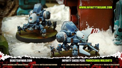 INFINITY Sneek Peek: PanOceania Mulebots