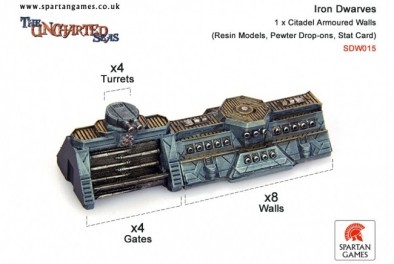 Iron Dwarves Citadel Armoured Walls Painted