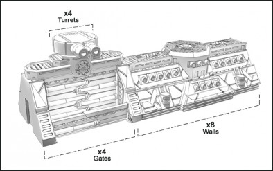 Iron Dwarves Citadel Armoured Walls Render