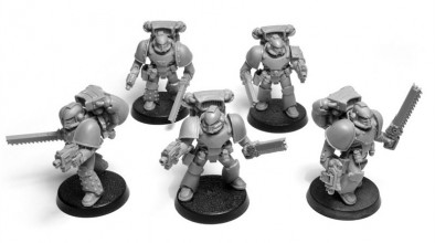 MKIV Space Marine Assault Squad