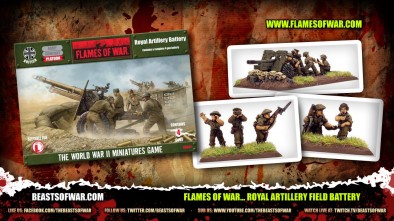 Flames of War... Royal Artillery Field Battery 