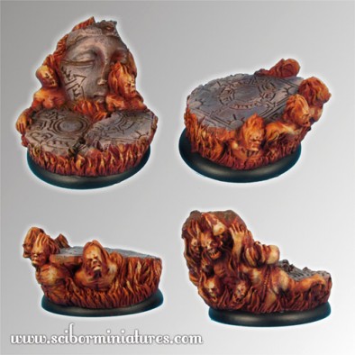 Straight from Hell 40mm Bases #1