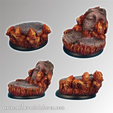 Straight from Hell 40mm Bases #2