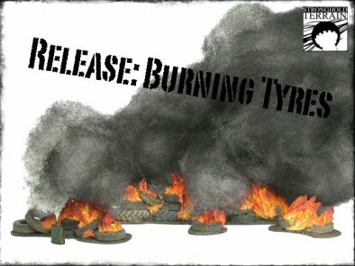Stronghold Terrain - Burning Tyres