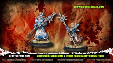 Artificer General Nemo & Storm Chaser Adept Caitlin Finch Unboxed