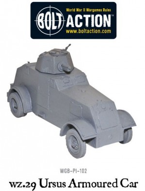 Bolt Action wz.29 Ursus Armoured Car (Front)