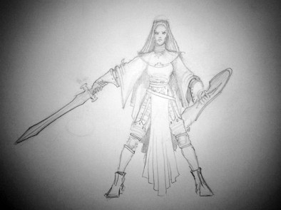 Celestian Battle Nun Concept #3