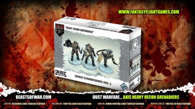 DUST Warfare... Axis Heavy Recon Grenadiers