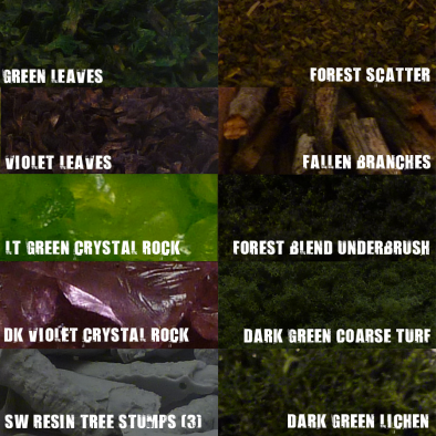 Dark Forest Basing Materials
