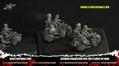 German Kradschutzen for Flames of War