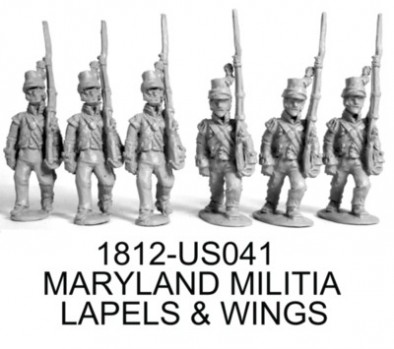 Maryland Militia Lapels & Wings