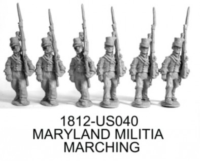 Maryland Militia Marching