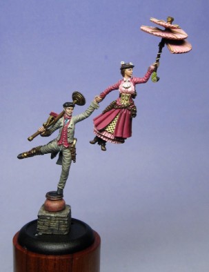 Steampunk Maria Poppets and Albert