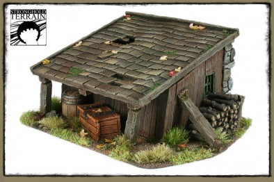 Stronghold Terrain - Old Shed Back