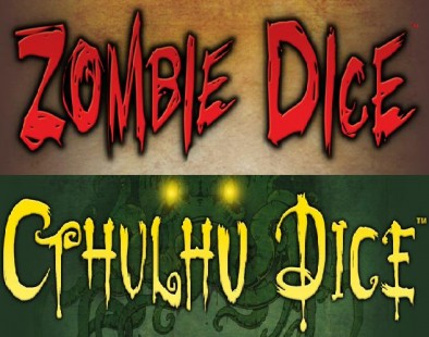 Zombie Dice and Cthulhu Dice Logos