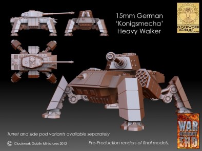 15mm German Konigsmecha Heavy Walker