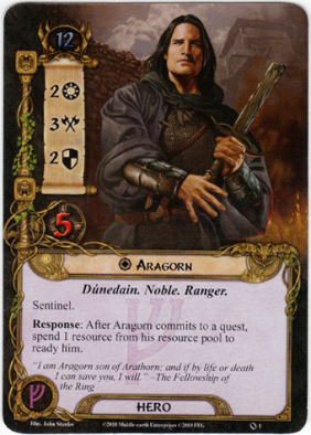 Aragorn Hero Card