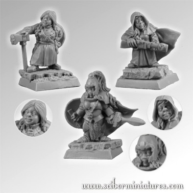 Dwarf Females Character Set