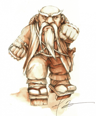 Dwarven Monk