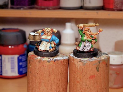 Lead Adventure - Painted Dwarf Females