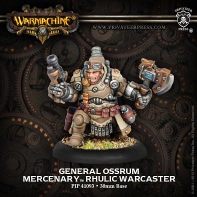 Mercenary Rhulic Warcaster - General Ossrum