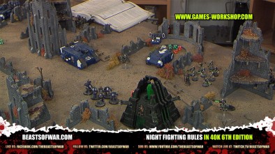 Night Fighting Rules in 40K 6th Edition