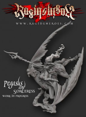 Pegasus & Sorceress Rider