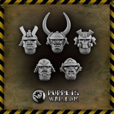 Puppets War - Samurai Heads
