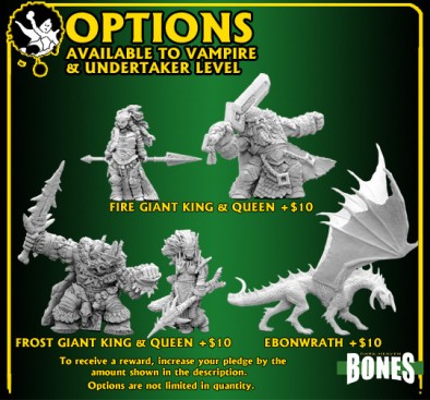 Bones Kickstarter Options