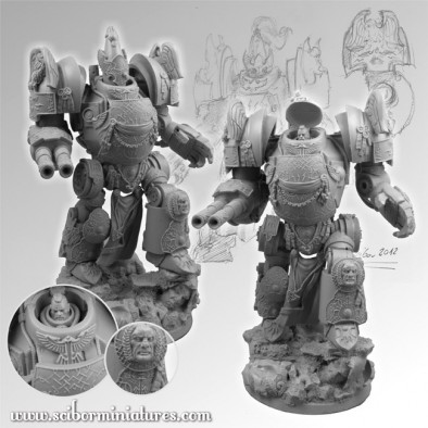 28mm SF Roman Gladiator Mech Suit