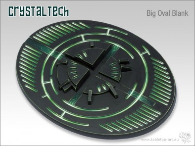 Crystal Tech Big Oval Base (Blank)