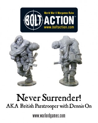 Free Never Surrender! Promotional Miniature