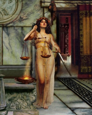 Justita - Roman Goddess of Justice