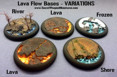 Lava Flow Base Variations