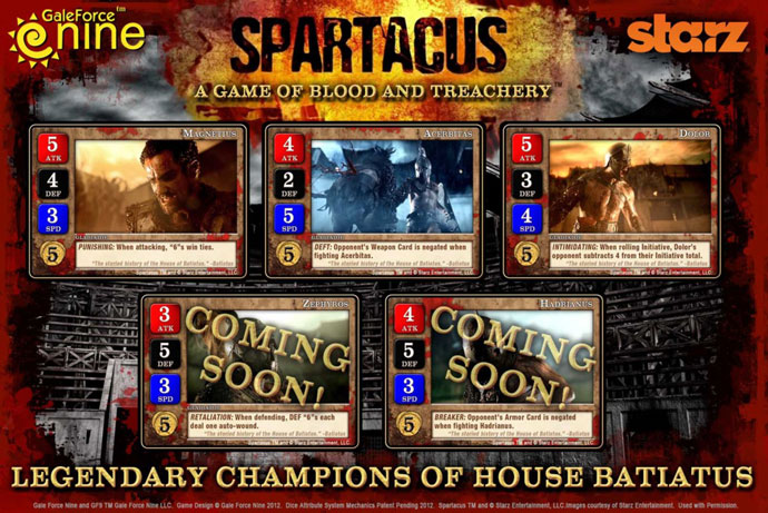 Details about   Spartacus 2012 Premium pack promo card number P1 