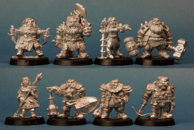 Stonehaven Pewter Dwarves