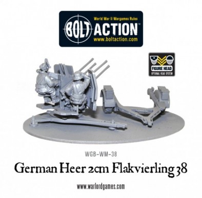 Warlord - German Heer 2cm Flakvierling 38 Crew
