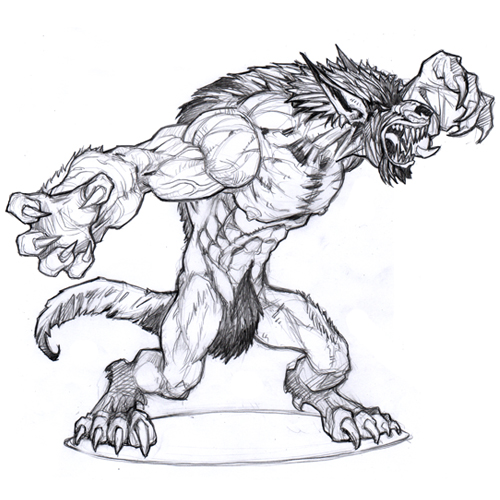 More Werewolf Concepts for Kings of War – OnTableTop – Home of Beasts ...