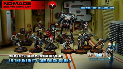 What are the Nomads Faction due to get in the Infinity Campaign Book?