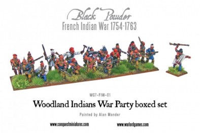 Woodland Indians War Party Box Set (Miniatures)