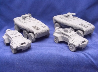 15mm Patrol Cars