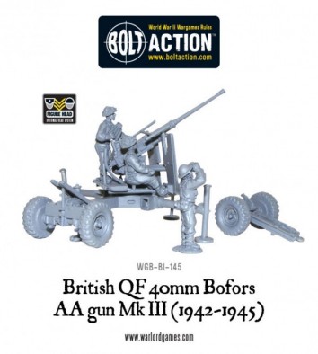 Bolt Action - British 40mm Bofors Back