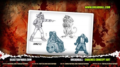 DreadBall - Coaches Concept Art